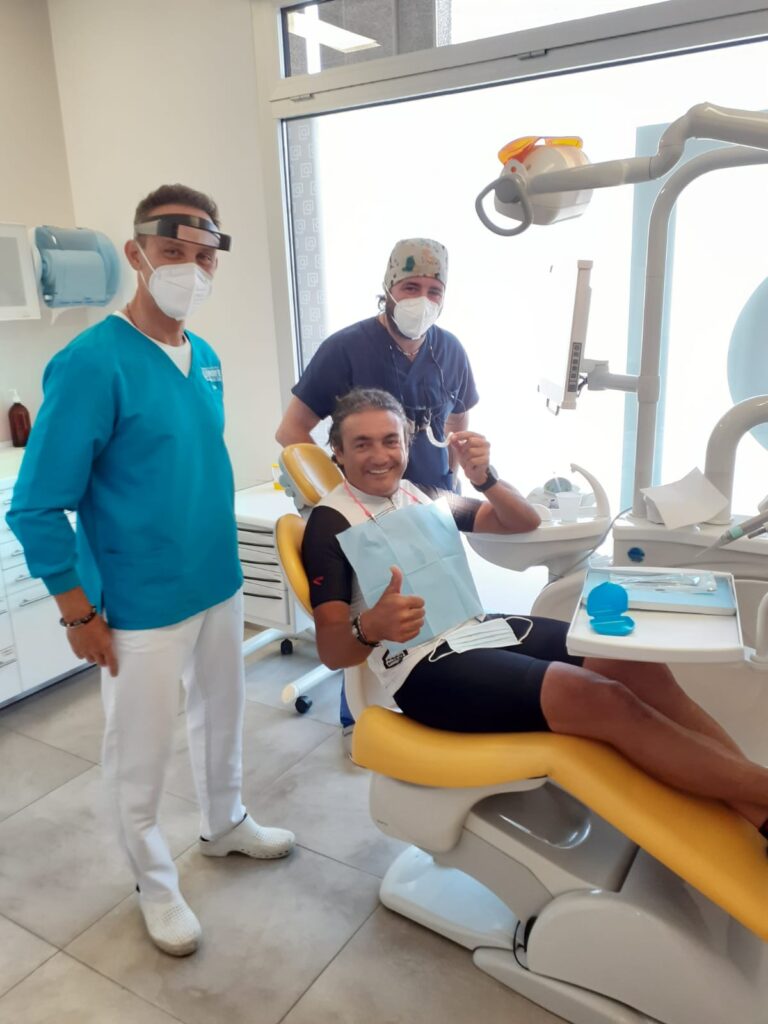 Claudio Chiappucci e il nuovo bite